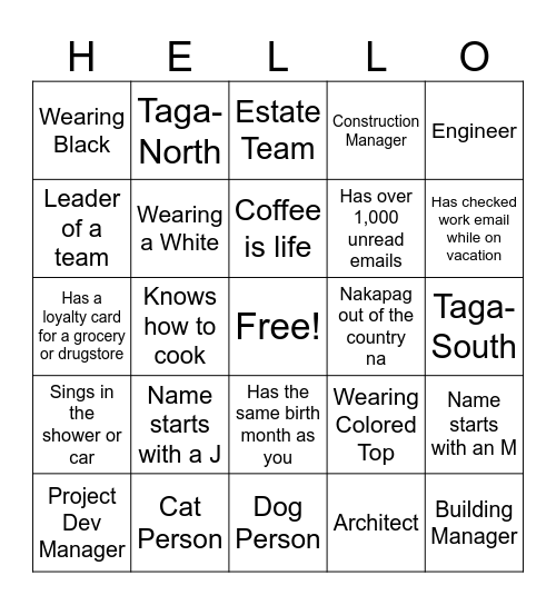 Playbook to W.I.N. Bingo Card