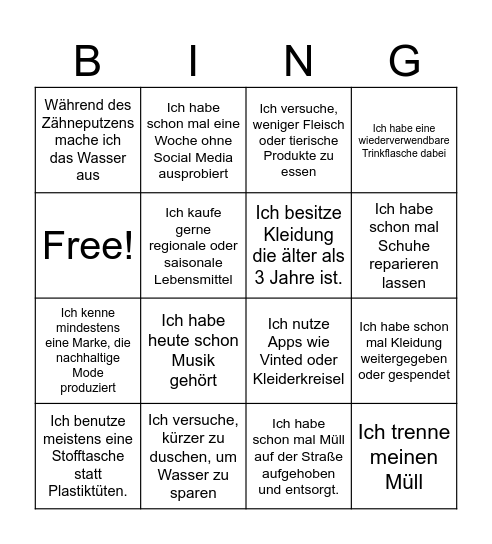 We <3 preloved fashion Bingo Card