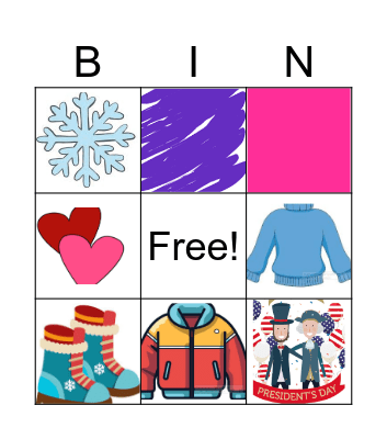 February Bingo Card