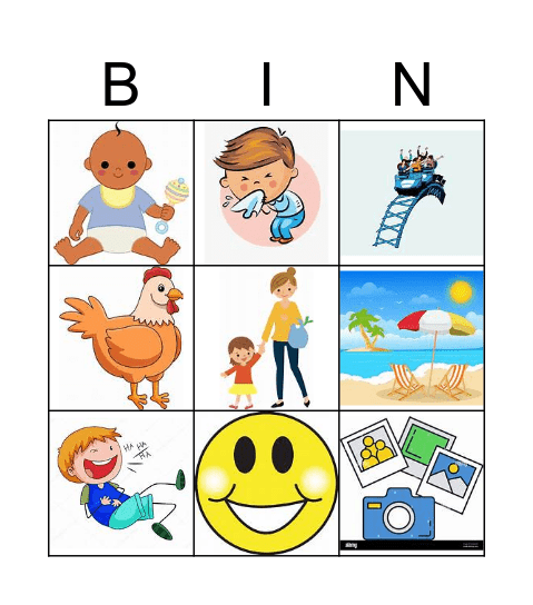 No Photos, Please Bingo Card