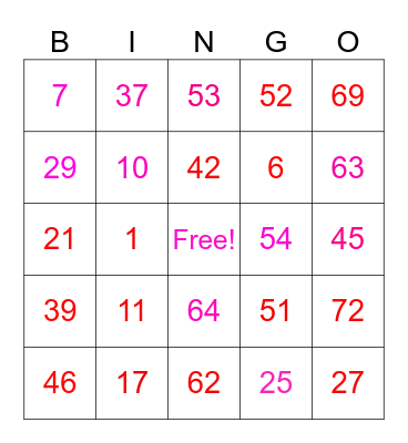 VALENTINE'S DAY Bingo Card