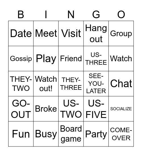 Unit 5.1.1 Bingo Card