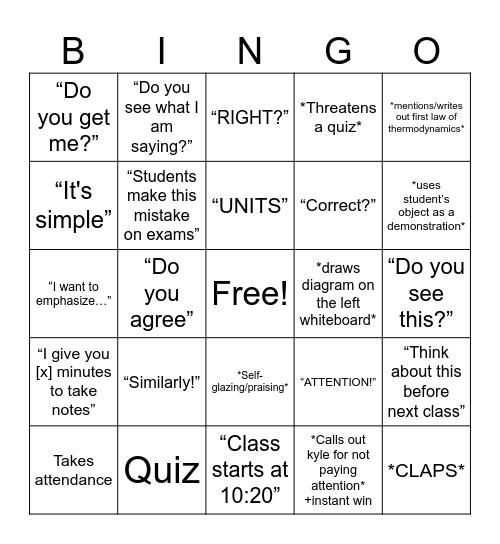 v2 Bingo Card
