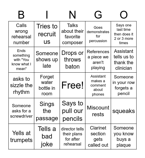 All east bingo Card