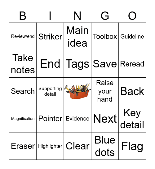 KITE Bingo Card