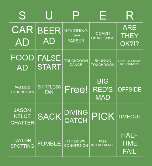 FOOT-BALLLLLLLLLLLLLLLLLLLLLLLLLLLL Bingo Card