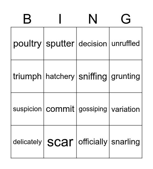 Kira-Kira Bingo Card