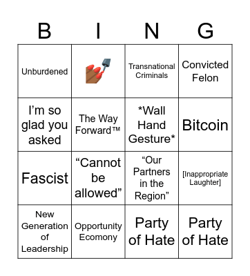 60 MIN UNCUT Bingo Card
