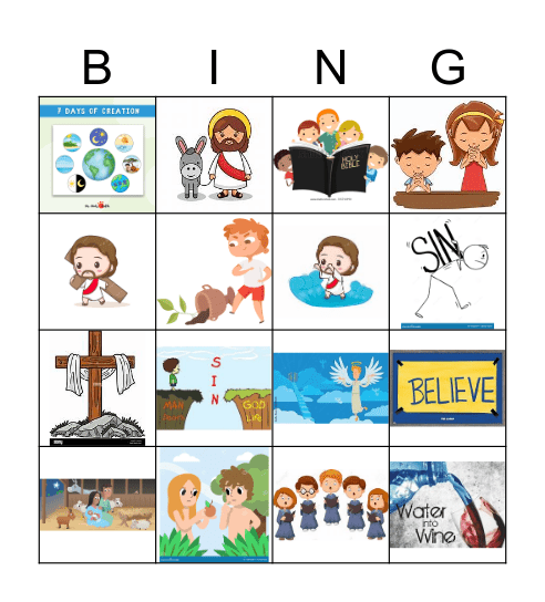 gospel Bingo Card