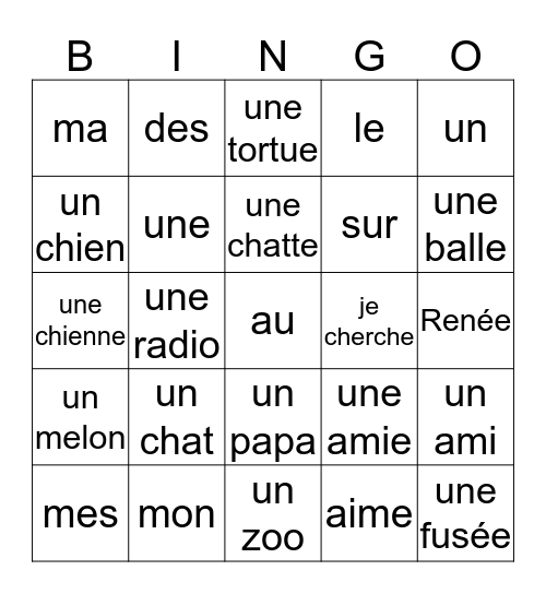 Septembre Bingo Card