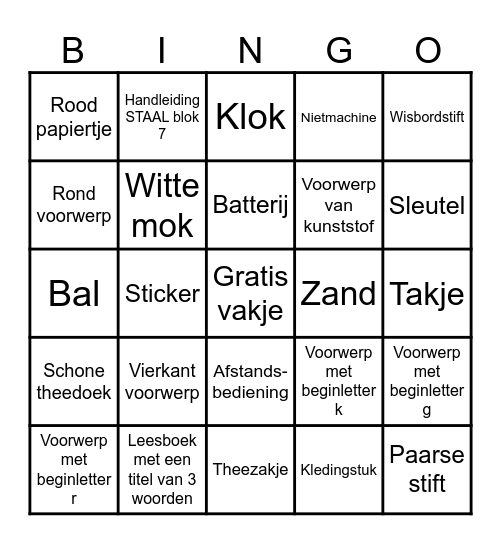 Crazy Bingo Card