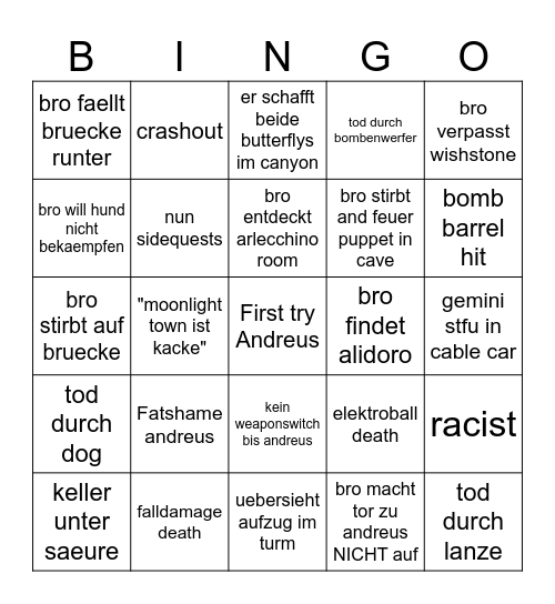 Nikola Chapter 3 Bingo Card