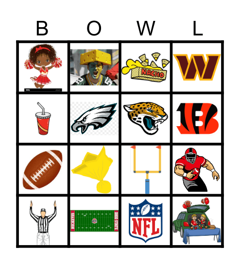 Football Bingo Card