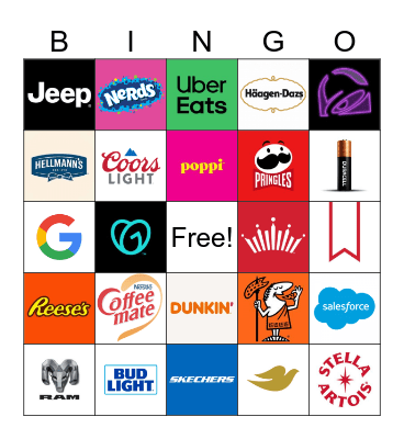 SuperBowl 2025 Bingo Card