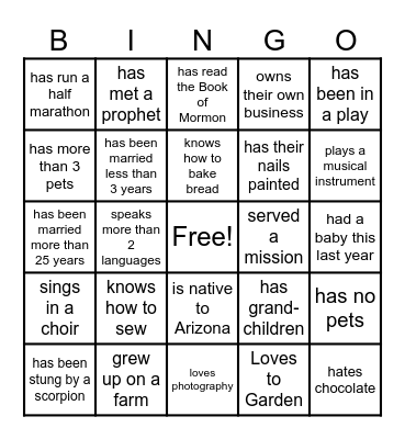 Galentines Day Bingo Card