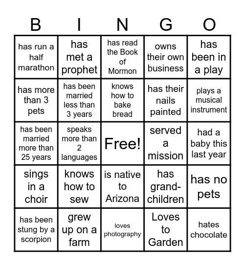 Galentines Day Bingo Card
