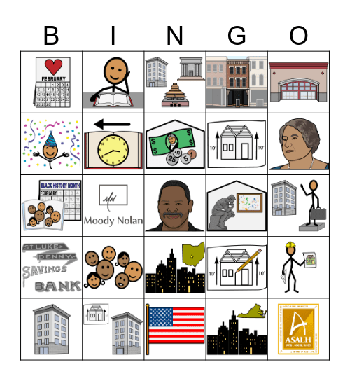 Black History Month 2025 Bingo Card