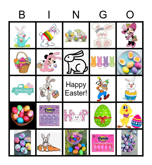 Easter Bingo Card