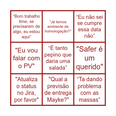 Bingo Retro IDBRA Bingo Card