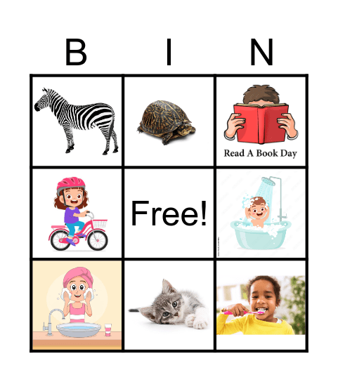 Pets Bingo Card