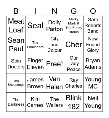 Bingo Game 2 Bingo Card