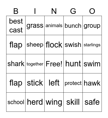 Stick with Us Bingo Card