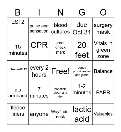 Tech Bingo Card
