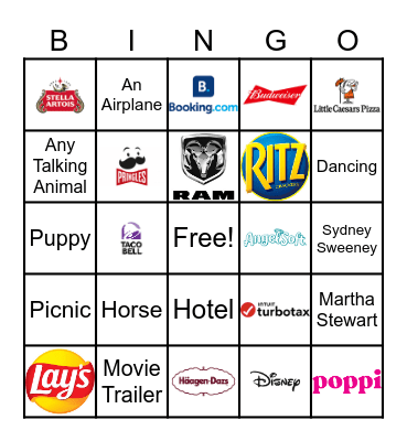 Commercial Bingo Card