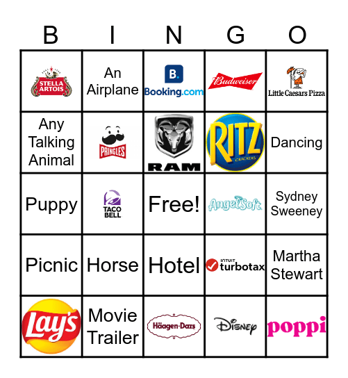 Commercial Bingo Card