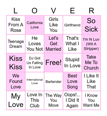GALENTINES Bingo Card