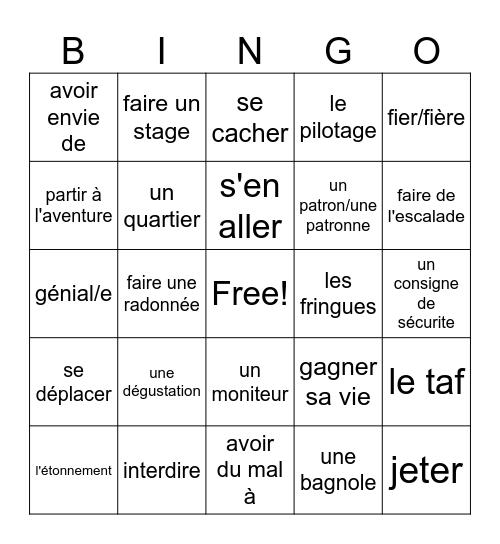 Dossier 2 Bingo Card