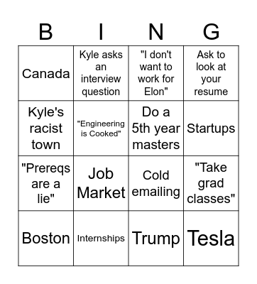 Katie Yap Card Bingo Card