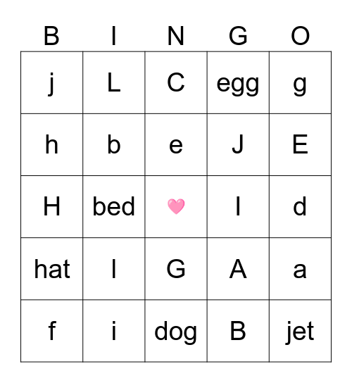 🩷플레이앤러닝 리뷰🩷 Bingo Card