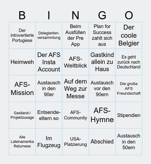 AFS-Audio-Meme-Bingo Card
