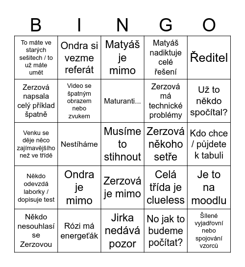 Fsem 7.2. Bingo Card