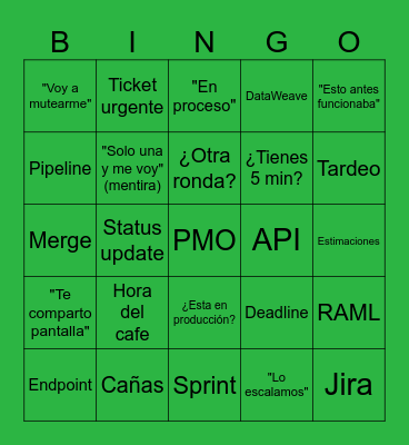 DELOITTE Bingo Card