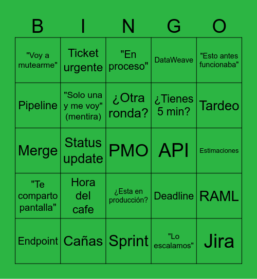 DELOITTE Bingo Card