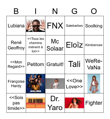 Manie Musicale 2025 Bingo Card
