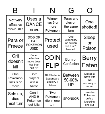 Then we react bingo Luke Bingo Card