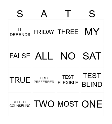 2/12 Bingo Card