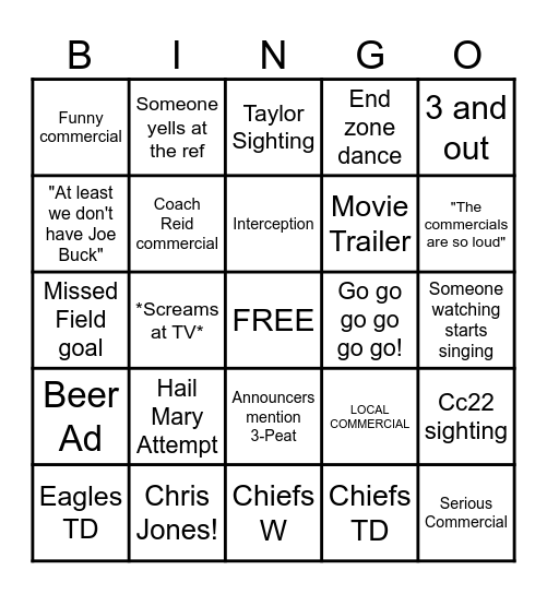 PFSBWP Bingo Card