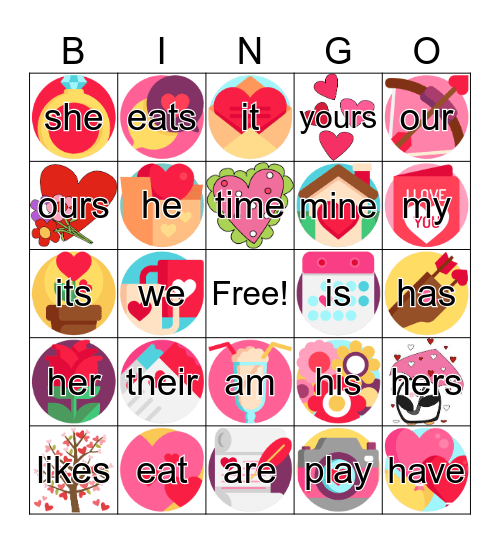 Friendship Party Bingo Card