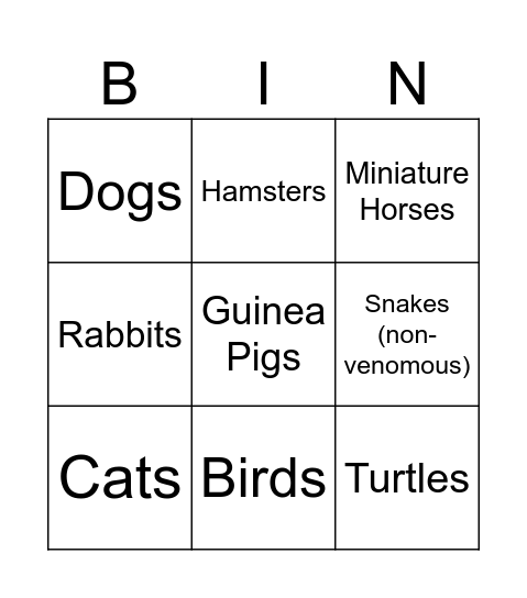 (ESA, E____________ S____________ A______________ Bingo Card