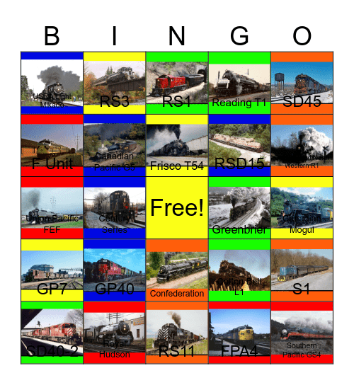 BMP-Trainz Upcoming Projects Bingo Card