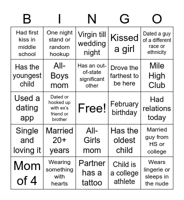 Find Someone Who… Bingo Card