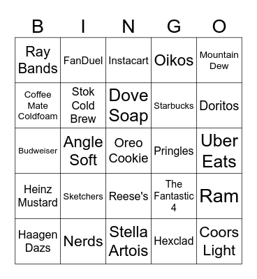 Super Bowl 2025 Bingo Card