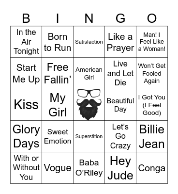 BIG GAME | RD 1 | HALF TIME LEGENDS Bingo Card