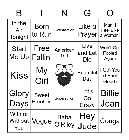 BIG GAME | RD 1 | HALF TIME LEGENDS Bingo Card