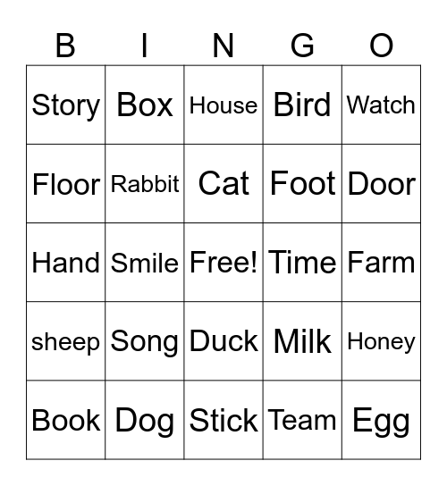 Cool Bingo Card