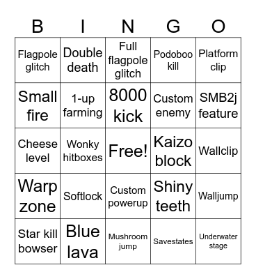 A Bingo Card